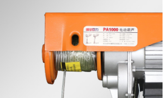 鋼絲繩電動葫蘆升降擋板，實現煤與矸石高效分運